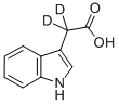 インドール-3-酢酸-Α,Α-D2 化学構造式