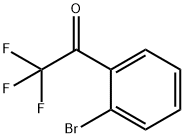 1-(2-ブロモフェニル)-2,2,2-トリフルオロエタノン 化学構造式