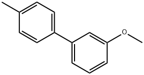 3-メトキシ-4′-メチルビフェニル 化学構造式