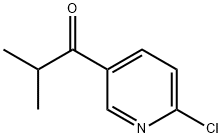 1-(6-CHLOROPYRIDIN-3-YL)-2-METHYLPROPAN-1-ONE Struktur