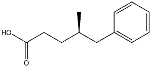 (R)-4-Methyl-5-phenylvaleric acid Structure