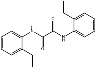 Ethanediamide, N,N-bis(2-ethylphenyl)- Struktur
