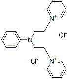 1,1'-[(phenylimino)diethylene]dipyridinium dichloride,24447-83-4,结构式