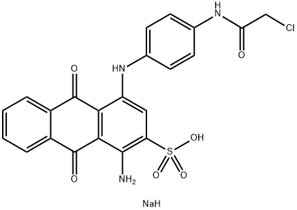 24448-60-0 1-氨基-4-[4-(2-氯乙酰氨基)苯氨基]-9,10-二氢-9,10-二氧代蒽-2-磺酸钠盐
