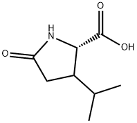 5-oxo-3-propan-2-yl-pyrrolidine-2-carboxylic acid Struktur