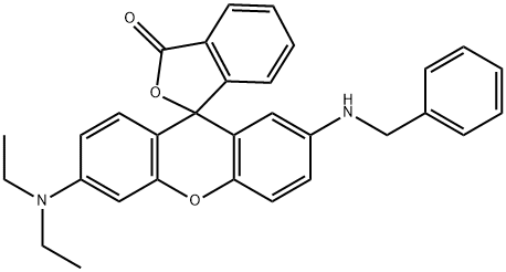 24460-10-4 3'-(Diethylamino)-7'-benzylaminospiro[isobenzofuran-1(3H),9'-[9H]xanthen]-3-one
