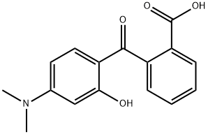 2-(4-DIMETHYLAMINO-2-HYDROXY-BENZOYL)-BENZOIC ACID Struktur
