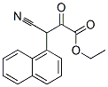 ethyl 3-cyano-3-naphthalen-1-yl-2-oxo-propanoate 结构式
