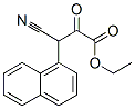 ethyl 3-cyano-3-naphthalen-1-yl-2-oxo-propanoate 化学構造式