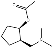 Cyclopentanol, 2-[(dimethylamino)methyl]-, acetate (ester), (1R,2R)- (9CI) 化学構造式