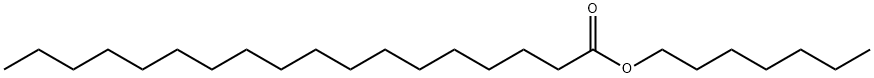 オクタデカン酸ヘプチル 化学構造式