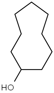 シクロノナノール 化学構造式