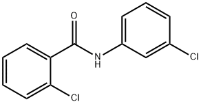 2-氯-N-(3-氯苯基)苯甲酰胺, 2447-89-4, 结构式