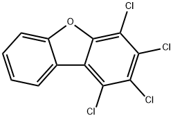 1,2,3,4-四氯二苯呋喃, 24478-72-6, 结构式