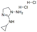 1H-Imidazole-1,2-diamine,N2-cyclopropyl-4,5-dihydro-,dihydrochloride(9CI) Struktur