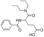 4-(ベンゾイルアミノ)-5-(ジプロピルアミノ)-5-オキソ吉草酸 化学構造式