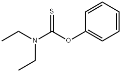 Carbamothioic  acid,  diethyl-,  O-phenyl  ester  (9CI) Structure