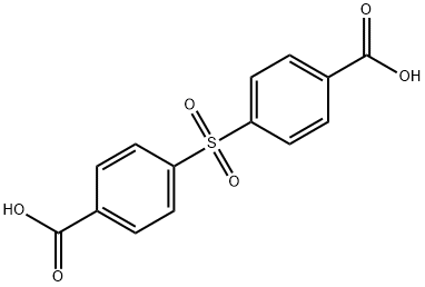 4,4'-ジカルボキシジフェニル スルホン 化学構造式