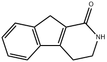 1H-Indeno[2,1-c]pyridin-1-one,  2,3,4,9-tetrahydro- Structure