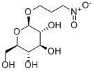 3-ニトロプロピルβ-D-グルコピラノシド 化学構造式