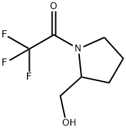 2-Pyrrolidinemethanol, 1-(trifluoroacetyl)- (9CI) 化学構造式