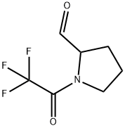 2-Pyrrolidinecarboxaldehyde, 1-(trifluoroacetyl)- (9CI) Struktur