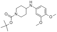 1-BOC-4-[(3,4-DIMETHOXYPHENYL)AMINO]-PIPERIDINE Structure
