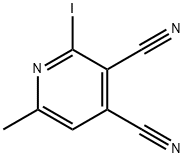 245079-23-6 3,4-Pyridinedicarbonitrile,  2-iodo-6-methyl-