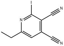 245079-31-6 3,4-Pyridinedicarbonitrile,  6-ethyl-2-iodo-