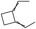 1,2-Diethylidenecyclobutane,24517-05-3,结构式