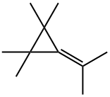 1,1,2,2-Tetramethyl-3-(1-methylethylidene)cyclopropane Struktur