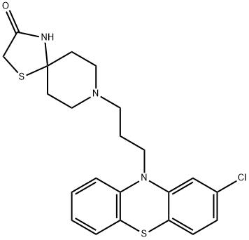 螺氯马嗪,24527-27-3,结构式
