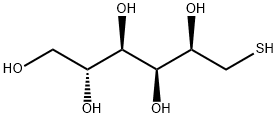 D-Glucitol, 1-thio- Structure