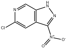 5-氯-3-硝基-1H-吡唑并[3,4-C]吡啶, 245325-31-9, 结构式