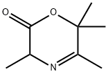 2H-1,4-Oxazin-2-one,3,6-dihydro-3,5,6,6-tetramethyl-(9CI) Structure