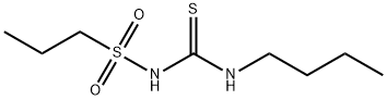 1-Butyl-3-(propylsulfonyl)thiourea 结构式