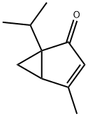 4-メチル-1-(1-メチルエチル)ビシクロ[3.1.0]ヘキサ-3-エン-2-オン 化学構造式