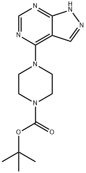 4-(1H-피라졸로[3,4-d]피리미딘-4-일)-피페라진-1-카르복실산tert-부틸에스테르