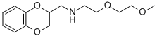 2,3-ジヒドロ-N-[2-(2-メトキシエトキシ)エチル]-1,4-ベンゾジオキシン-2-メタンアミン 化学構造式