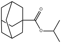 アダマンタン-1-カルボン酸イソプロピル 化学構造式
