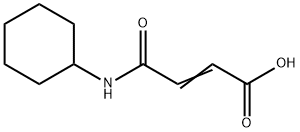 4-Oxo-4-(cyclohexylamino)-2-butenoic acid Structure