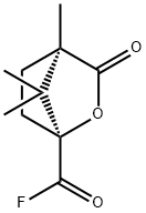 2-Oxabicyclo[2.2.1]heptane-1-carbonylfluoride,4,7,7-trimethyl-3-oxo-,(1S,4R)-(9CI) Struktur