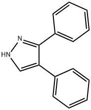 3,4-diphenyl-2H-pyrazole Struktur