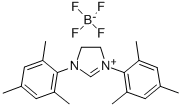 1,3-BIS(2,4,6-TRIMETHYLPHENYL)-4,5-DIHYDROIMIDAZOLIUM TETRAFLUOROBORATE Struktur