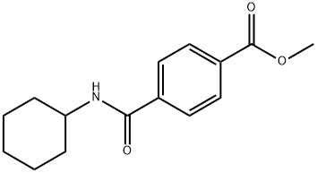 Methyl 4-(cyclohexylcarbaMoyl)benzoate Structure