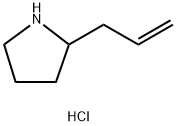 2-(2-propen-1-yl)-Pyrrolidine hydrochloride Struktur