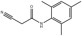 2-氰基-N-(2,4,6-三甲基-苯基)-乙酰胺, 24578-56-1, 结构式