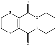 5,6-Dihydro-1,4-dithiin-2,3-dicarboxylic acid diethyl ester,24578-59-4,结构式