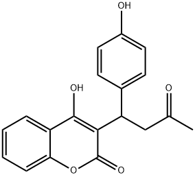 4-HYDROXY-3-[1'-(4''-HYDROXYPHENYL)-3'-OXOBUTYL]-2H-1-BENZOPYRAN-2-ONE