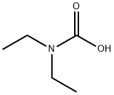 N,N-Diethylcarbamic acid Struktur
